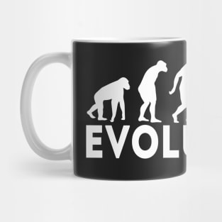 Evolution Of Man From Ape To Basketball Mug